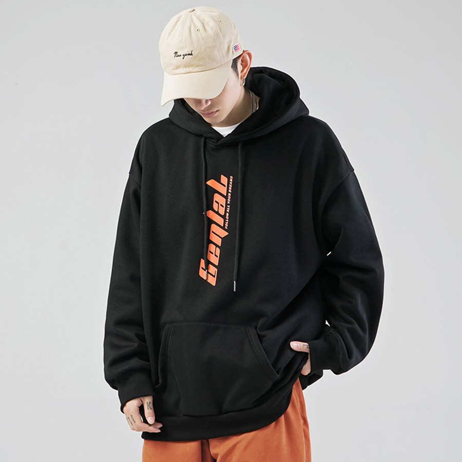 Áo hoodie form rộng Kat-Unisex chất nỉ loại 1 dày dặn | BigBuy360 - bigbuy360.vn