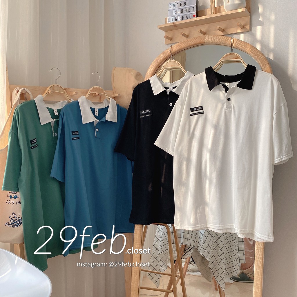 Áo phông polo form rộng (Ảnh thật) | BigBuy360 - bigbuy360.vn