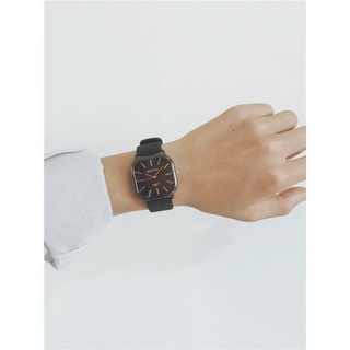 Đồng hồ nam dây da Dyanwatch đồng hồ đeo tay nam thời trang mặt vuông
