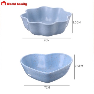 SET 5 Chén Đựng Nước Chấm Gia Vị Chén Cho Bé Ăn Dặm Làm Từ Lúa Mạch