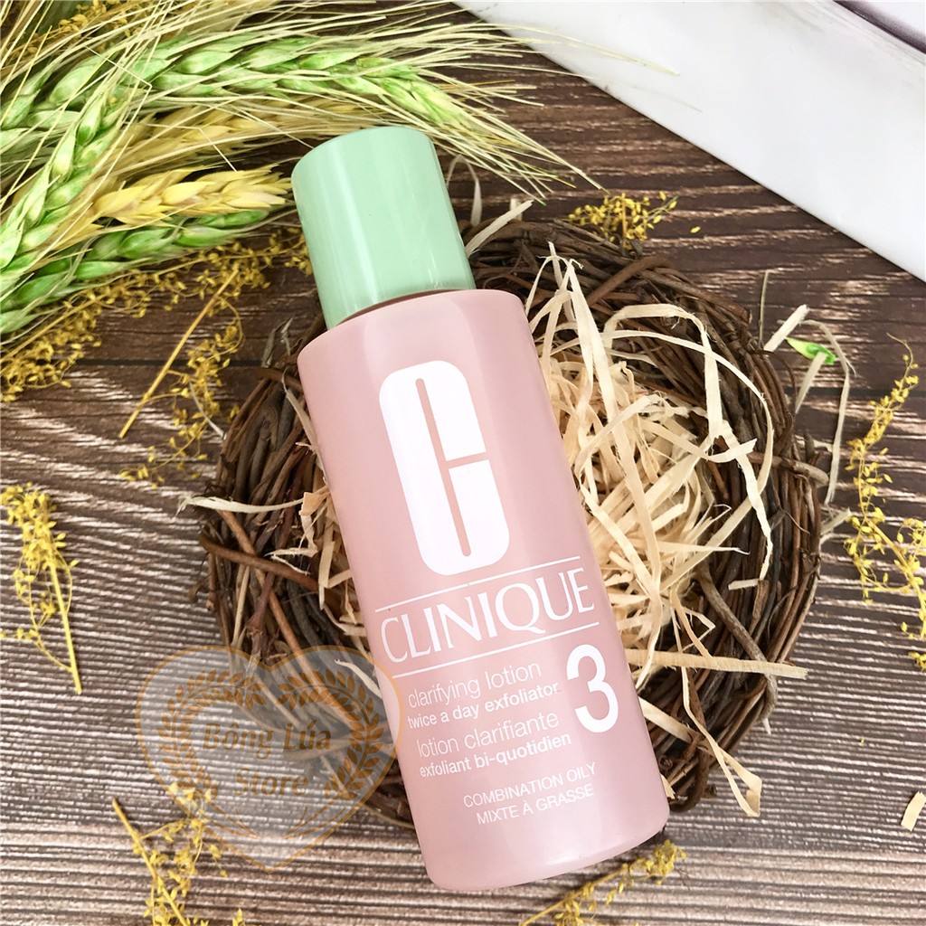 Toner Số 3 Cân Bằng PH Clinique Clarifying Lotion Cho Da Hỗn Hợp Dầu 60ml