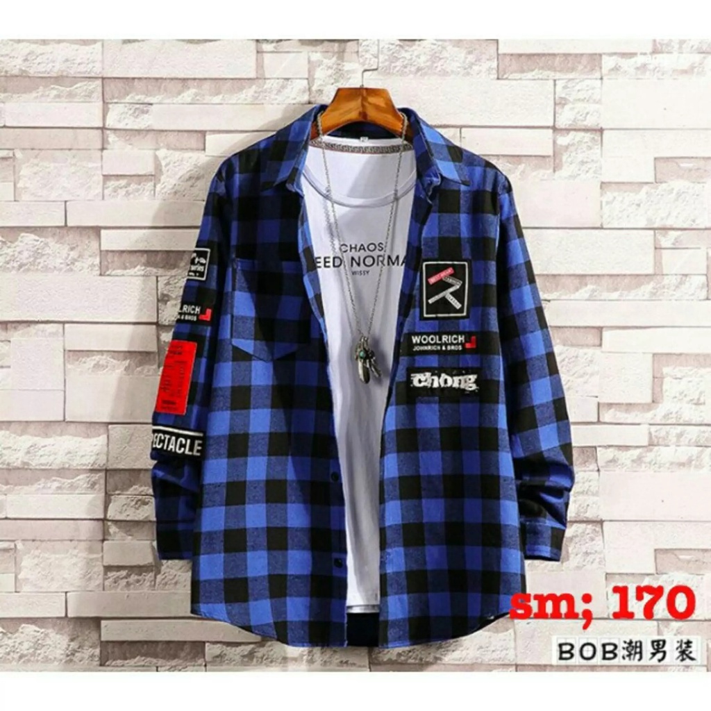 Áo Khoác Sơ Mi FLANNEL CARO Áo Chống Nắng Dài Tay Họa tiết trẻ trung Cao Cấp