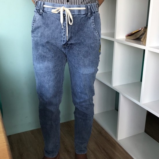 Quần Jean Cao cấp Quần jean nam Quảng Châu lưng thun co giãn phong cách | BigBuy360 - bigbuy360.vn