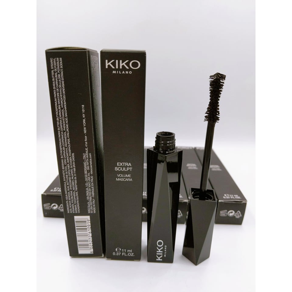 [Mi dày tự nhiên-Cong quyến rũ] Mascara KIKO extra sculpt volume 11ml không bết dính thiết kế độc đáo hàng Ý | BigBuy360 - bigbuy360.vn