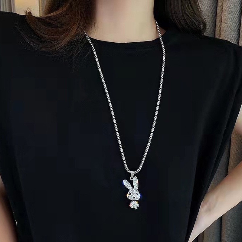 Vòng cổ Mặt Thỏ Đơn Giản Thời Trang Dành Cho Cả Nam Và Nữ