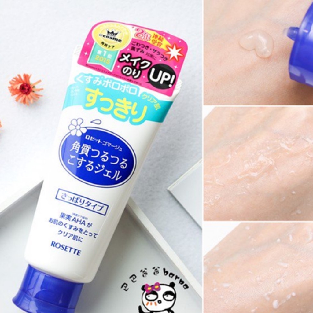 Gel Tẩy Tế Bào Chết  Dành Cho Da Nhạy Cảm, DaThường ROSETTE 120G (2 Loại) | BigBuy360 - bigbuy360.vn