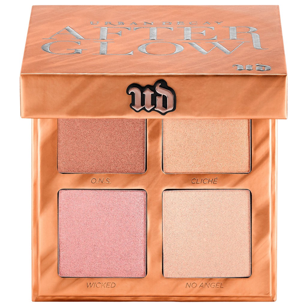 Phấn highlight cao cấp 4 ô Urban Decay After Glow hàng xách tay Mỹ