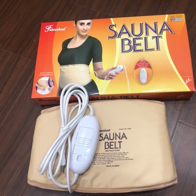 Đai quấn nóng giảm béo SAUNA BELT Chính Hãng,đai Ấn