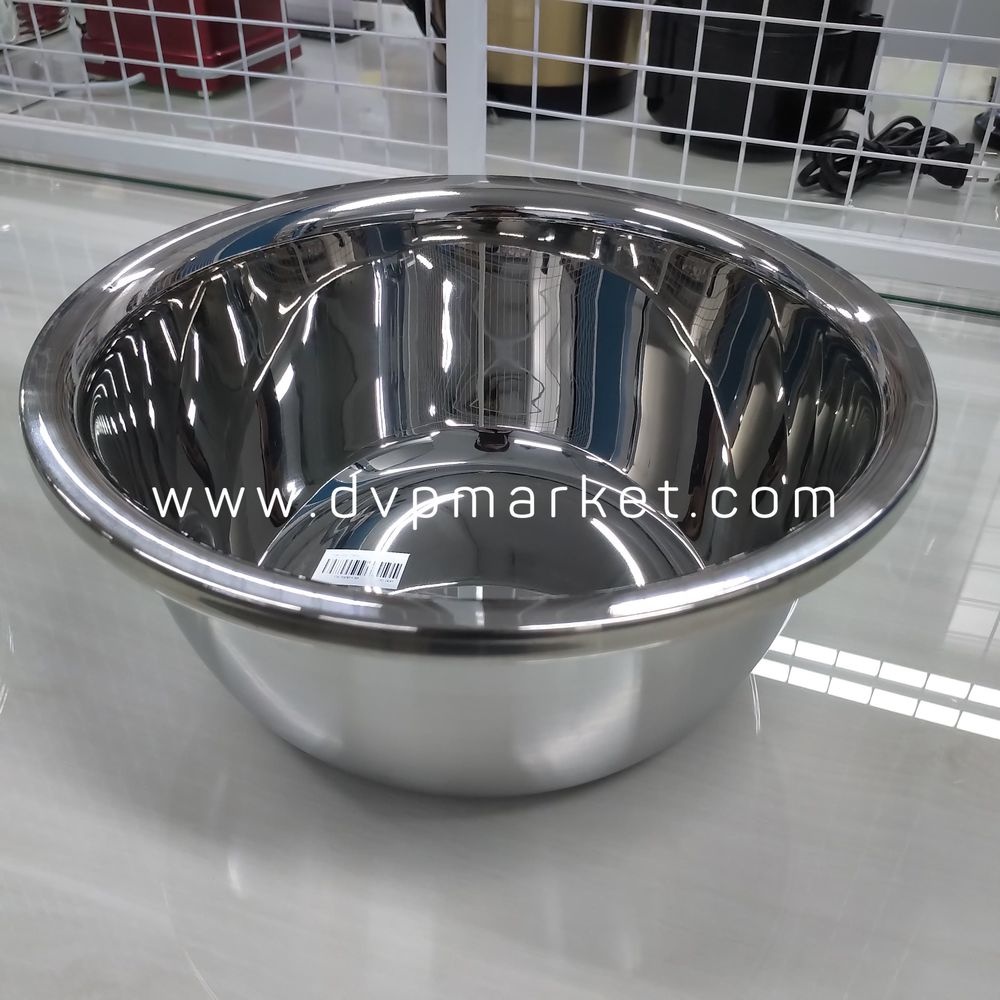 Thau inox Chậu Inox - Thau Sâu Inox Hàng Cao Cấp Nhập Khẩu Trực Tiếp Dày Dặn, Đẹp