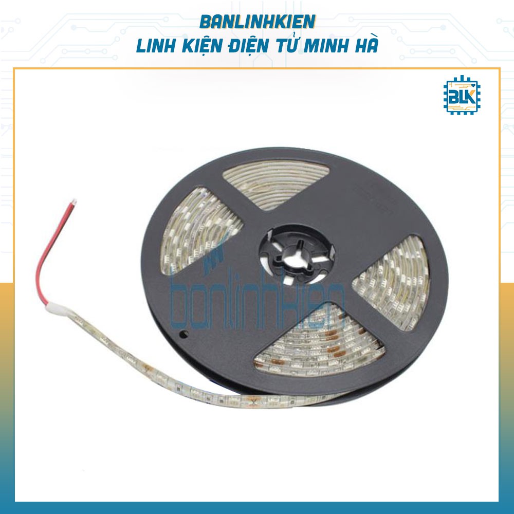 Led Dây 5050 Vàng Phủ Nhựa Cuộn dài 5m