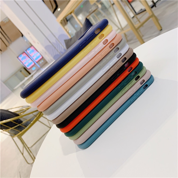 Ốp điện thoại viền tròn màu kẹo cho iPhone 6/6plus/6s/6splus/7/7plus/8/8plus/x/xs/xr/xsmax/11/12/13/pro/max/plus/promax | BigBuy360 - bigbuy360.vn