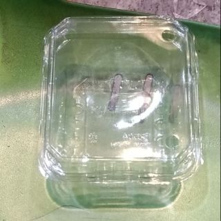 100 chiếc hộp mica vuông gài loại cỡ 250g