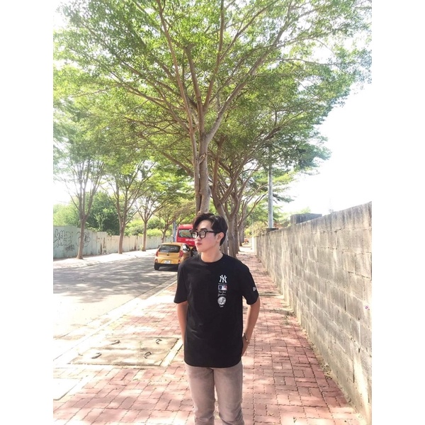 Áo thun MLB, áo thun form rộng tay lỡ. Chất cotton dày dặn, thấm hút mồ hôi