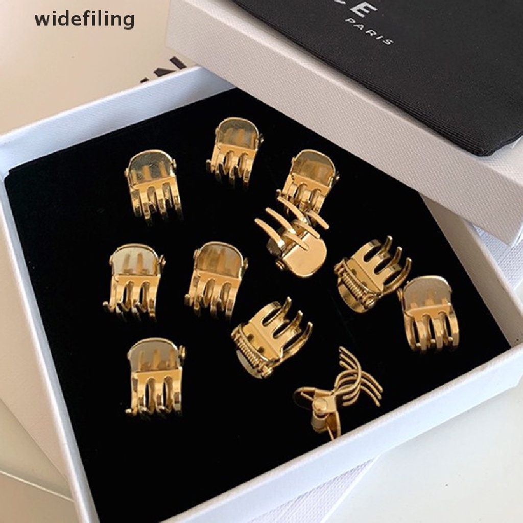 Set 2 Kẹp Tóc Càng Cua mini Bằng Đồng Cổ Điển