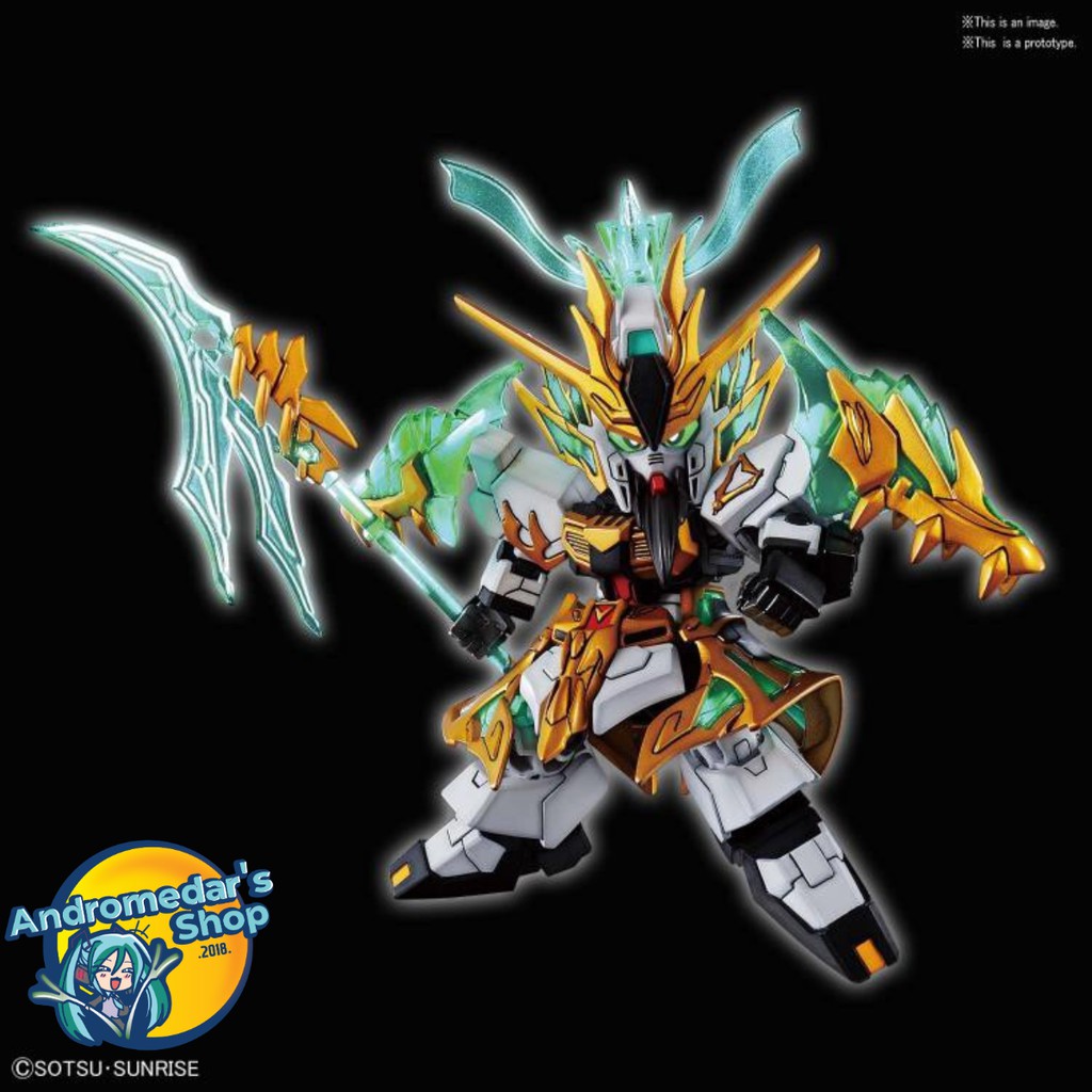 [Bandai] Mô hình lắp ráp Gundam SD Sangoku Soketsuden Guan Yu Nu Gundam Model Kit