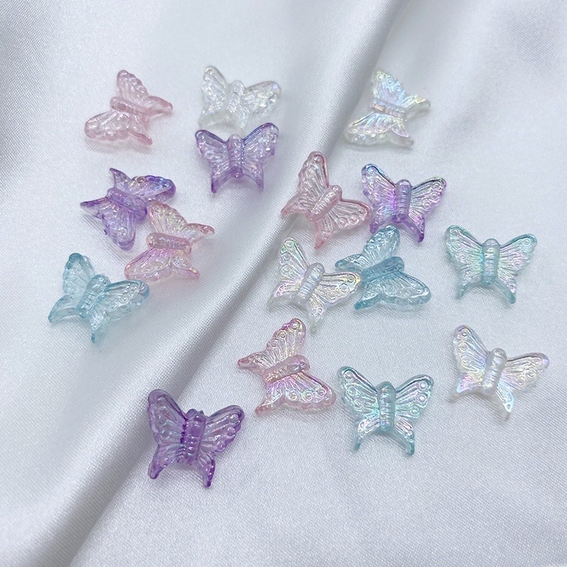 [ FREESHIP] Charm b.ướm xỏ lỗ làm đồ handmade, keyring