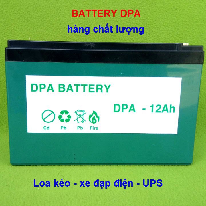 Bình ắc quy khô 12V 14AH cho loa kéo, xe đạp điện, bộ lưu điện UPS - Bình ắc qui khô