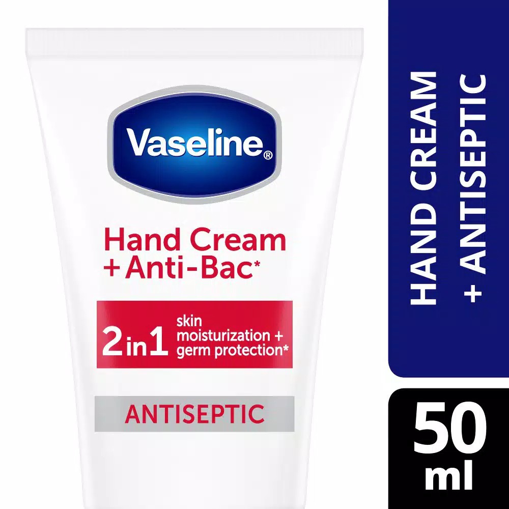 (Hàng Mới Về) Kem Dưỡng Da Tay Vaseline 50ml 99.99% Khử Trùng Và Virus