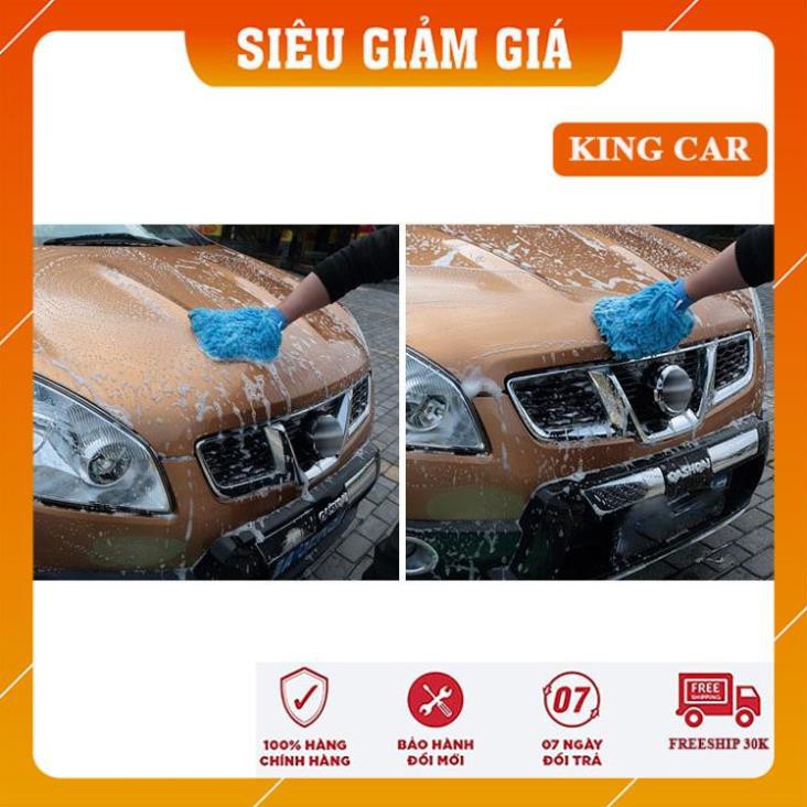 Găng tay rửa xe, găng tay chuyên dụng lau rửa ô tô xe máy hai mặt - Shop KingCar