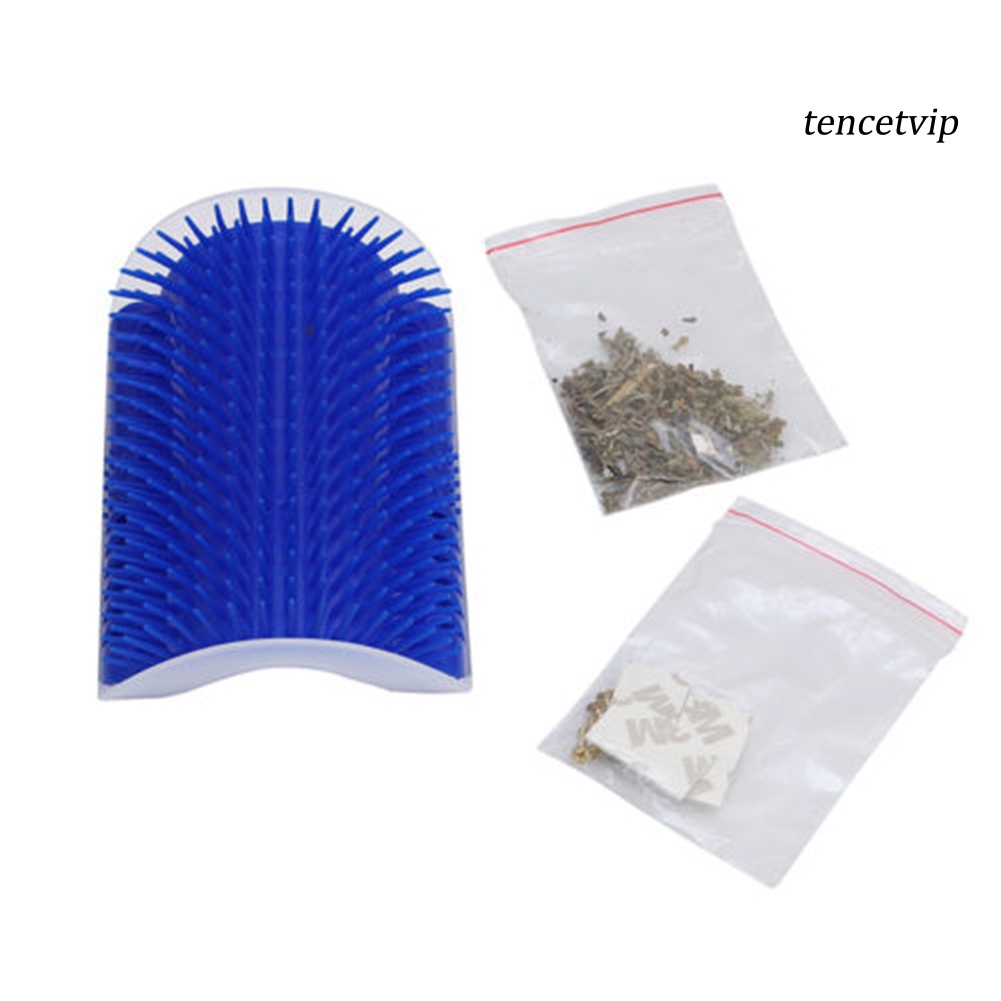 Lược gắn góc tường mát xa cho mèo cưng