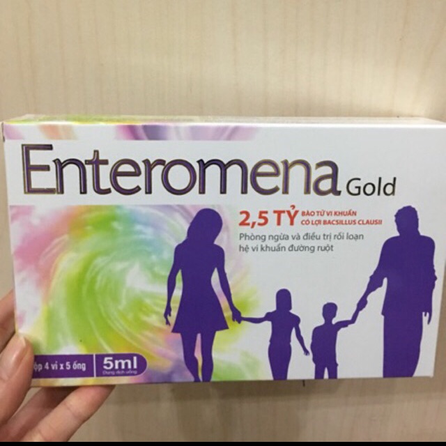 Men enteromena hộp 20 ống
