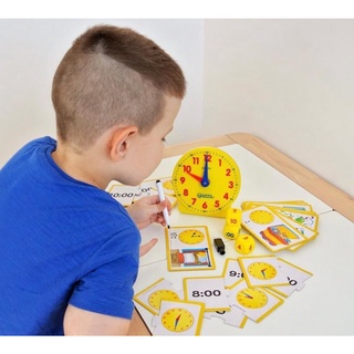 Bộ học xem giờ Time Activity Set Learning Resources LER 3220