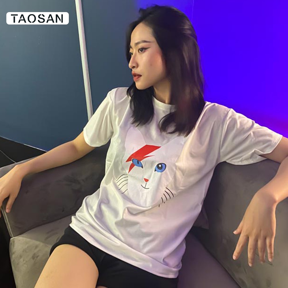 Áo Phông Tay Lỡ Nữ chất cotton form rộng thoáng mát thun freesize Taosan | BigBuy360 - bigbuy360.vn