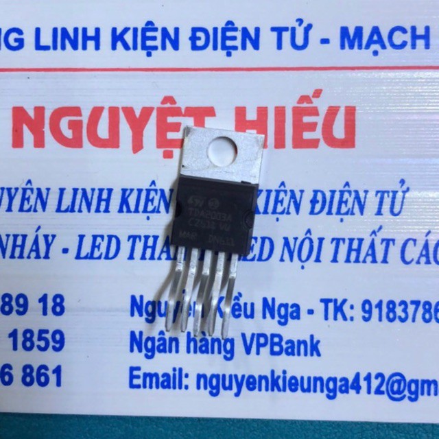 5 con IC khuếch đại âm thanh TDA2030