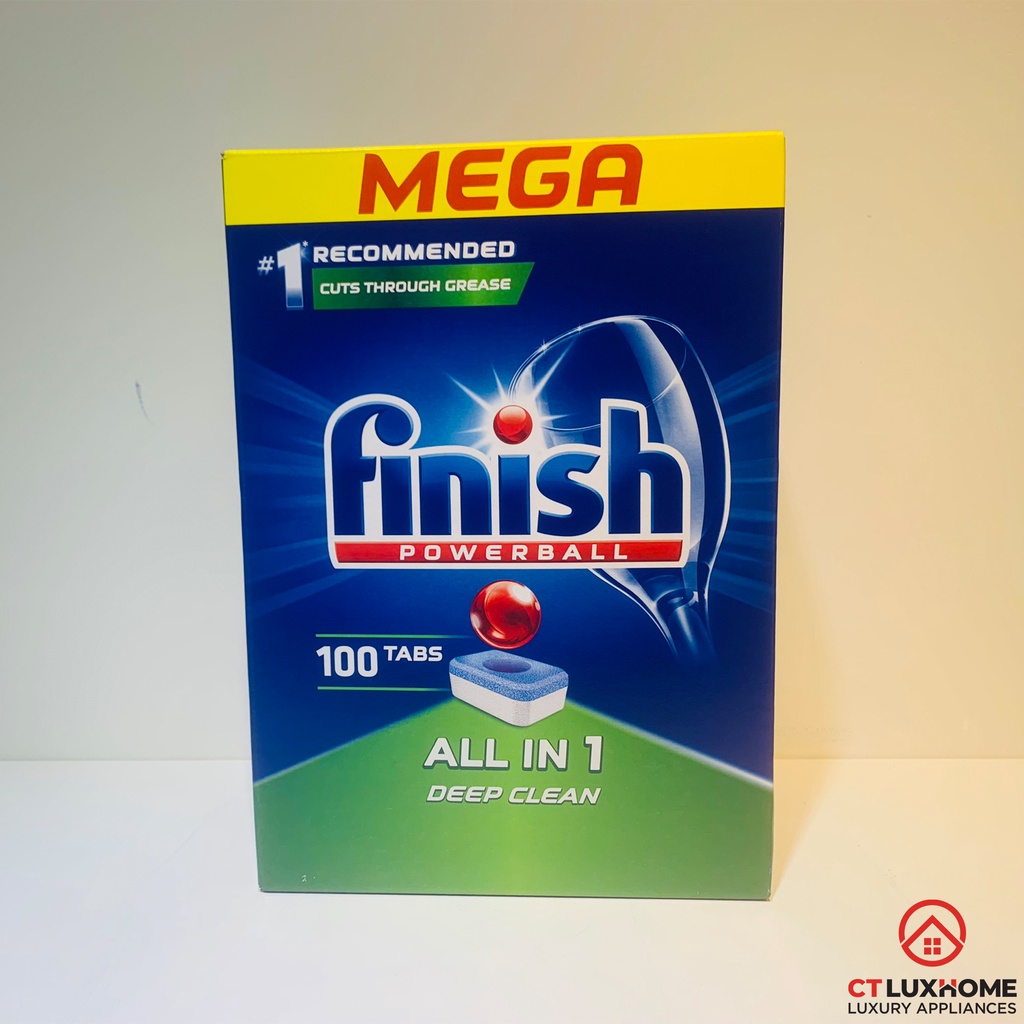 Viên rửa chén bát Finish All In One loại 50 viên, 80 viên, 90 viên, 100 viên, 120 viên  - Hàng chính hãng