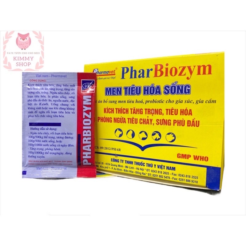 Men tiêu hoá sống PharBiozym chó mèo