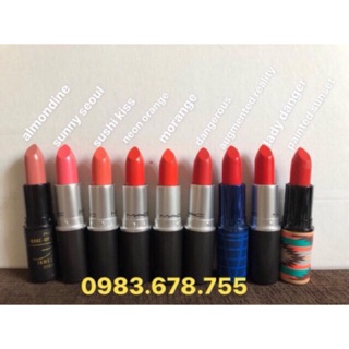 Son MAC (phần 3: tông đỏ)