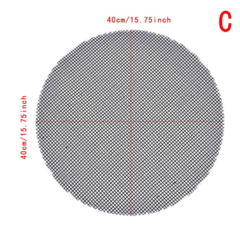 Thảm Lưới Nướng BBQ Màu Đen Chống Dính Tiện Dụng