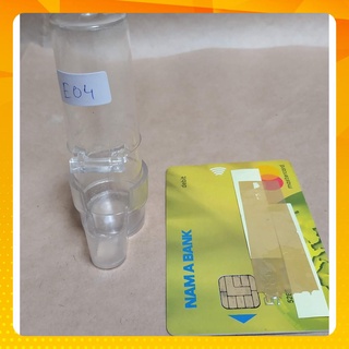 E04 - 10 cái ống nước cho chim mào, chòe, nhựa zin đục dày, mẫu số 4