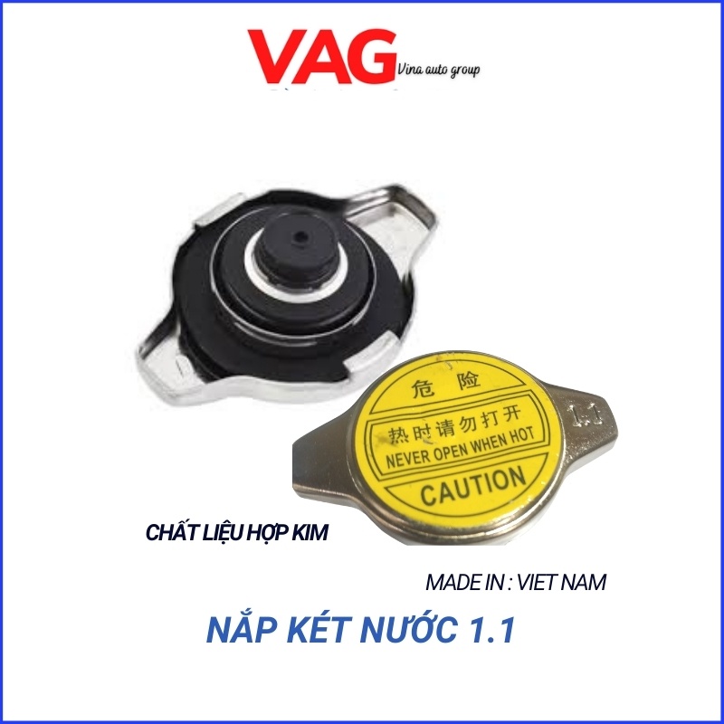 Nắp Két Nước Ô tô Nhĩ to và Nhĩ nhỏ Hợp Kim, Dày dặn, Siêu Bền - Nắp Két Nước Hyundai, Kia, Nissan, Toyota