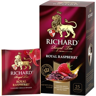 Trà Thảo Mộc Trái Cây Túi Lọc Thượng Hạng Hiệu Richard Hương Mâm Xôi - Tea Richard Royal Raspberry
