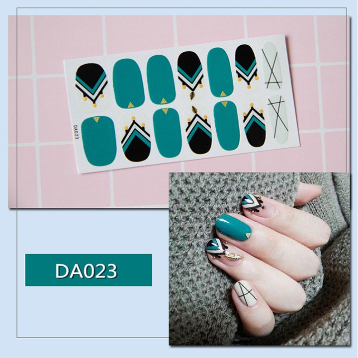 Nail Wraps Set Dán móng tay 14 miếng nhiều mẫu DA021-040