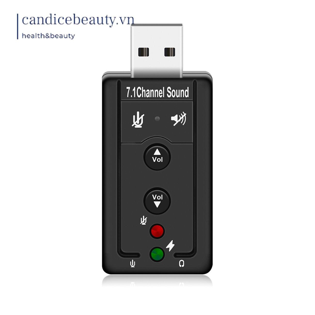 Card Âm Thanh Usb 2.0 7.1ch Có Nút Điều Khiển | WebRaoVat - webraovat.net.vn