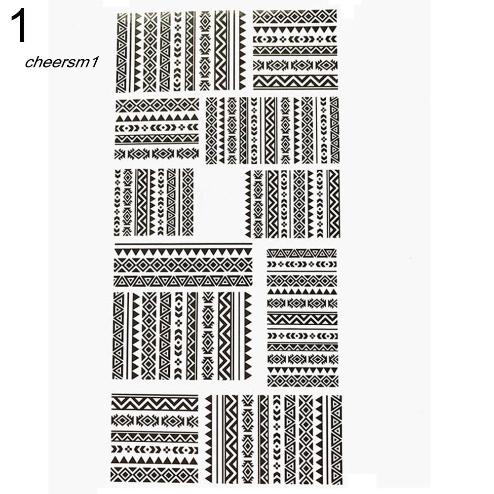 Nhãn dán trang trí móng tay kiểu dáng xinh xắn DIY