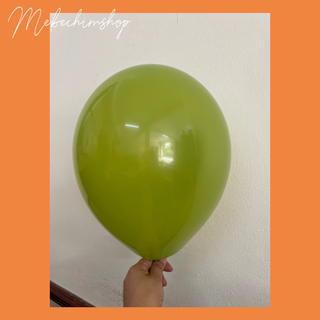 (Video Thật) Sỉ gói 100 quả bóng màu xanh matcha 10 inch 30cm