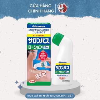 Lăn Salonpas Hisamitsu 85ml lăn xoa bóp giảm đau hàng Nhật nội địa