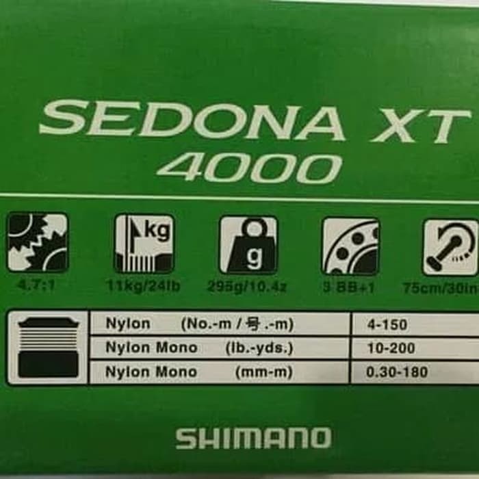 Máy câu cá Shimano Sedona 4000XT -ĐỒ CÂU CÁ ĐỨC NGUYÊN