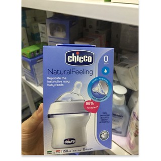 [Chính hãng- Made in Italy] Bình sữa núm nghiêng Pisa Natural Feeling Chicco