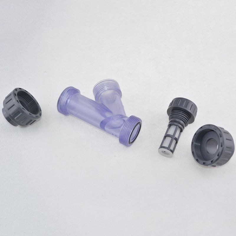 Đầu nối ống nước hình chữ Y bằng PVC trong suốt 20-50mm