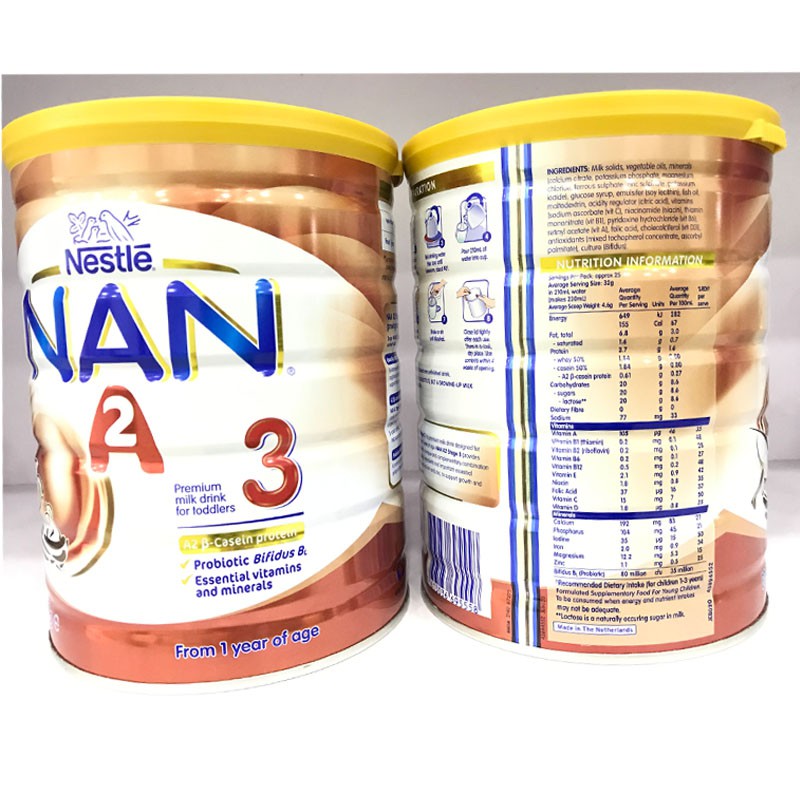 Sữa Nan A2 800gr