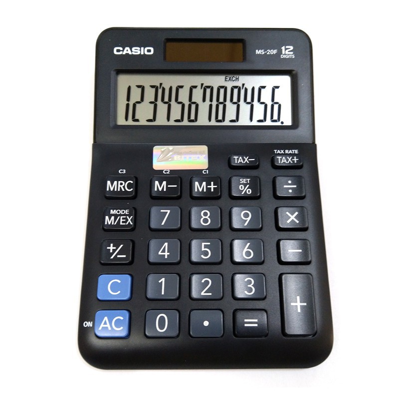 Máy tính Casio MS-20F - Chính hãng Casio - Bảo hành 7 năm