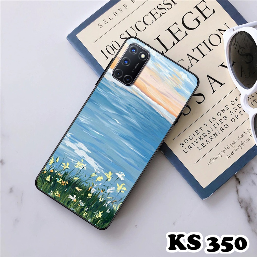 Ốp lưng Oppo A52 - Oppo A53 - Oppo A92 - Ốp in hình Cánh đồng hoa - Chất liệu TPU siêu bền