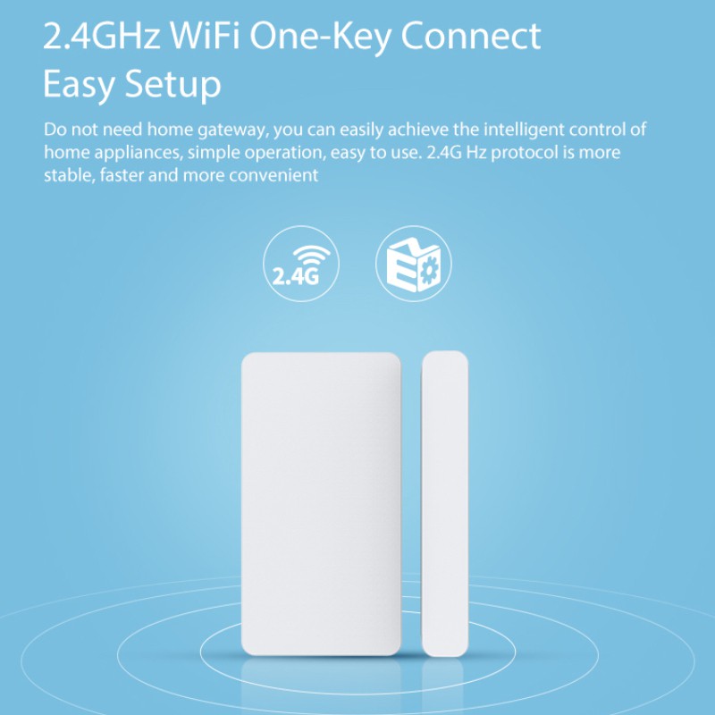 Hệ Thống Báo Động Cảm Biến Chống Trộm Gắn Cửa Ra Vào Có Kết Nối Wifi