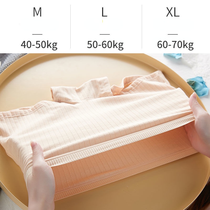 Quần Lót Boxer Lưng Vừa Bằng Cotton Thoáng Khí Cho Nữ Từ 40-70kg