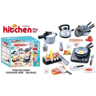 Bộ đồ chơi nấu ăn 36 chi tiết-bộ nấu ăn kitchen 36 món