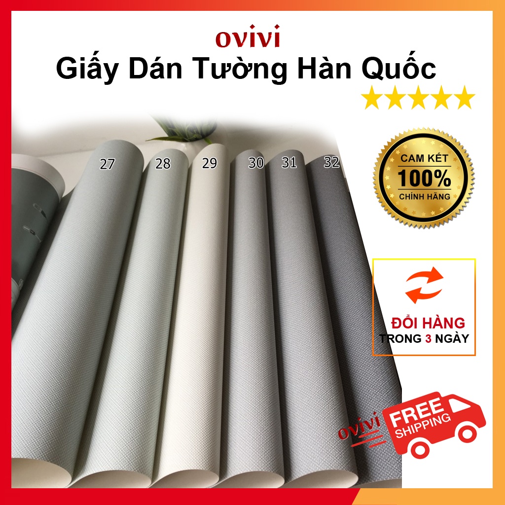 Giấy Dán Tường Hàn Quốc Phòng Khách Đẹp Vân Ô Vuông Nhỏ Lụa Không Keo Nhiều Màu Lựa Chọn